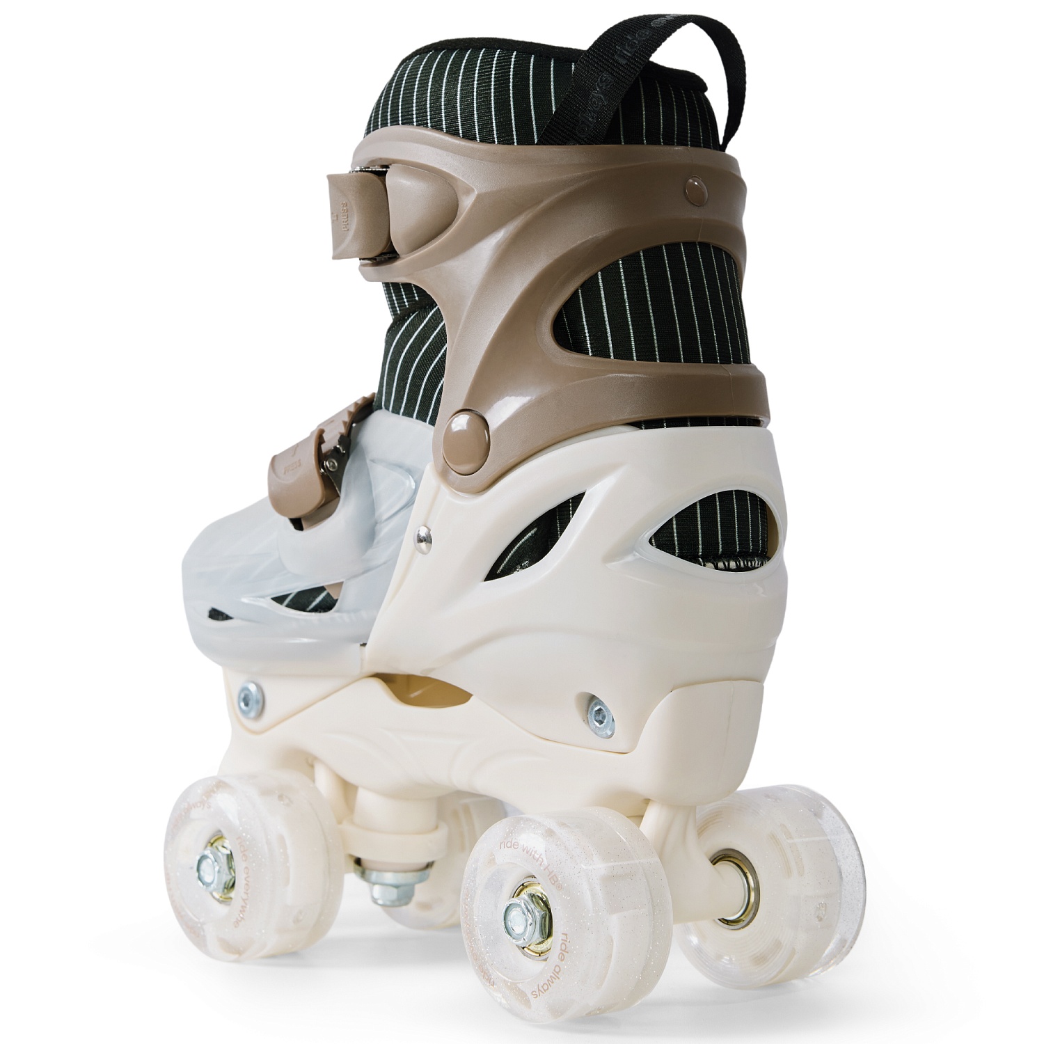 Happy Baby Ролики-коньки 3в1 детские SKROLLS, brown, size S