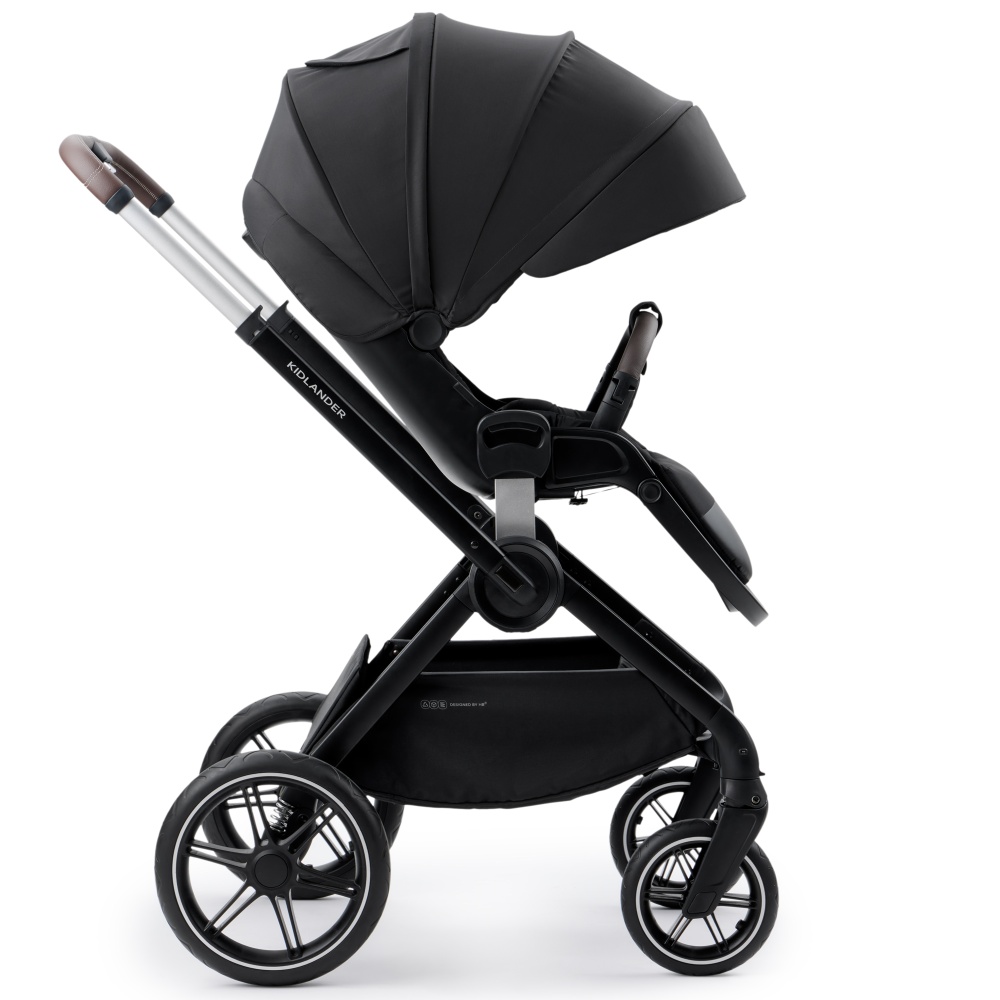 Happy Baby Коляска 2 в 1 KIDLANDER, black
