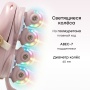 Happy Baby Раздвижные роликовые коньки детские VIBERS «ВАЙБЕРС», pink & flowers, XS (27 - 30)