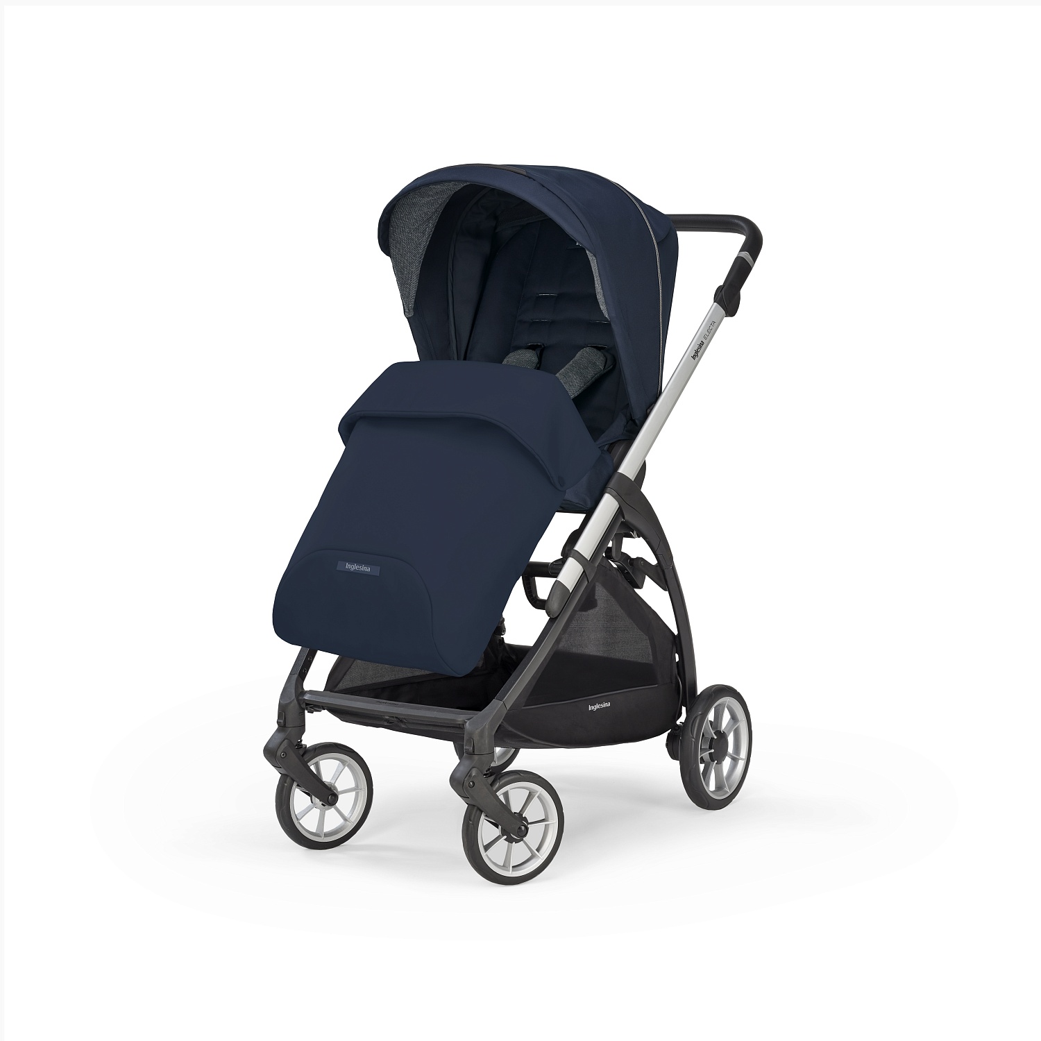 Коляска 2 в 1 Inglesina Electa с подставкой под люльку Stand Up, Soho Blue
