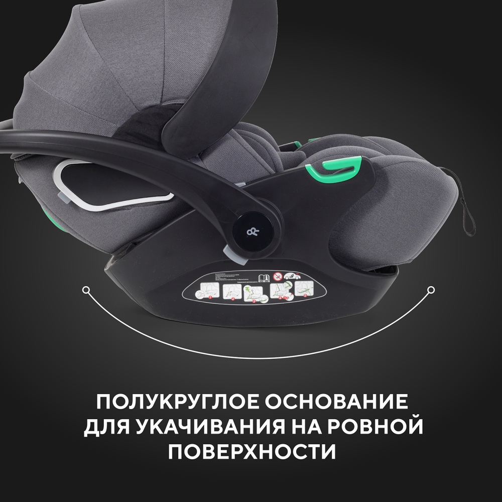 Автокресло RANT KBH602 "EVOMAX" Grey (40-87см)