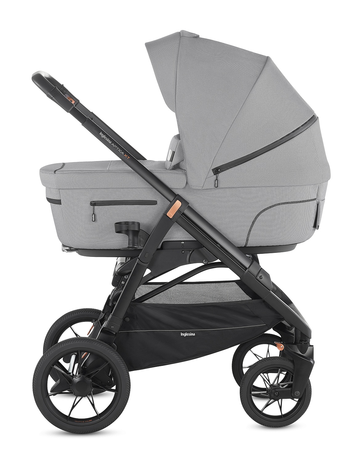 Коляска Aptica System Quattro 4 в 1 на шасси Aptica XT, цвет HORIZON GREY  (AA73N0HRG + AE73M0000)
