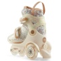 Happy Baby Раздвижные роликовые коньки детские SUNNY WHEELS, beige, S (26-29)