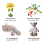 Happy Baby Игрушка мягкая SLEEPY BEE «СЛИПИ БИ», yellow
