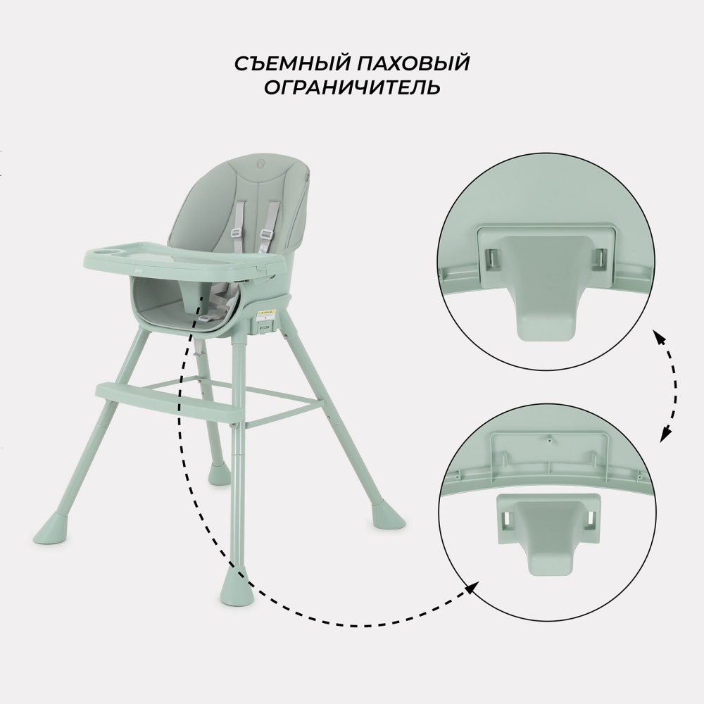 Стульчик для кормления "JUICY" RH160 Ocean Green