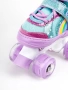 Ролики Amarobaby Disco раздвижные со светящимися колесами, фиолетовый, размер 34-37