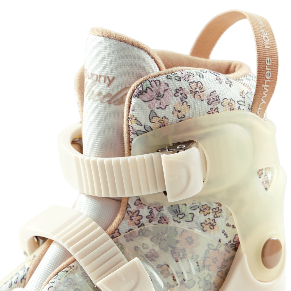 Happy Baby Раздвижные роликовые коньки детские SUNNY WHEELS, beige, S (26-29)