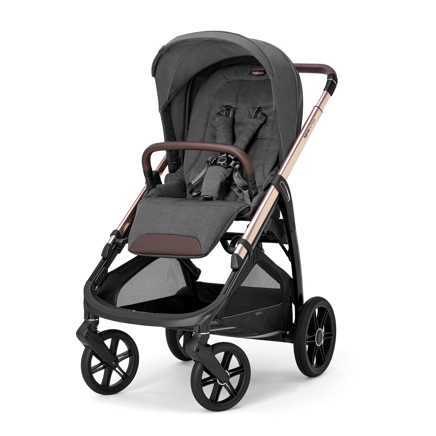Коляска 3 в 1 Inglesina Aptica Velvet Grey Darwin i-Size
