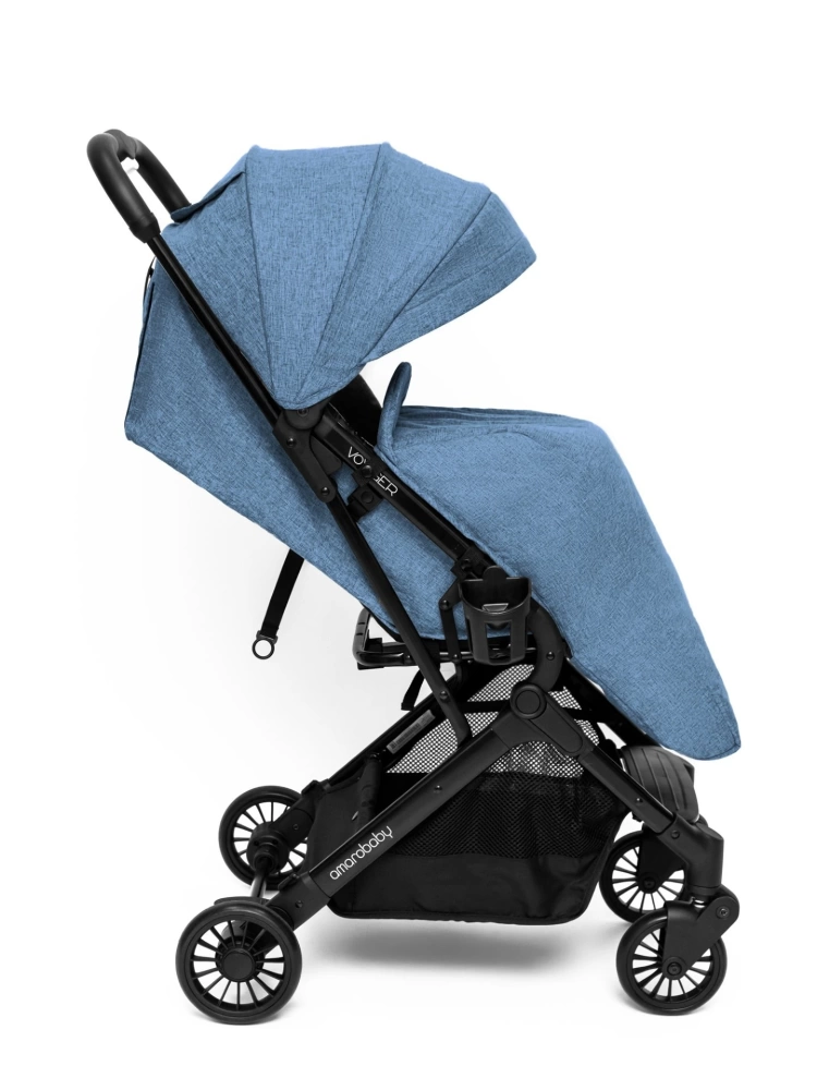 Коляска прогулочная AMAROBABY VOYAGER, синий