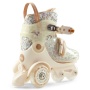 Happy Baby Раздвижные роликовые коньки детские SUNNY WHEELS, beige, S (26-29)