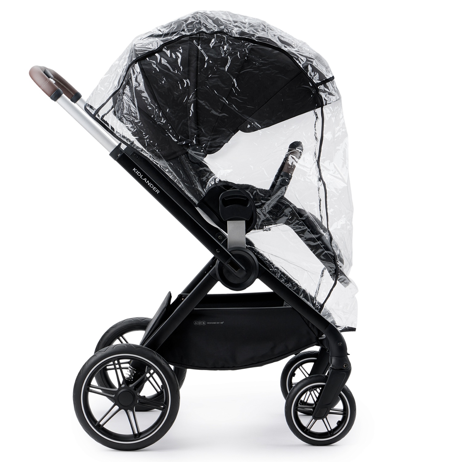 Happy Baby Коляска 2 в 1 KIDLANDER, black