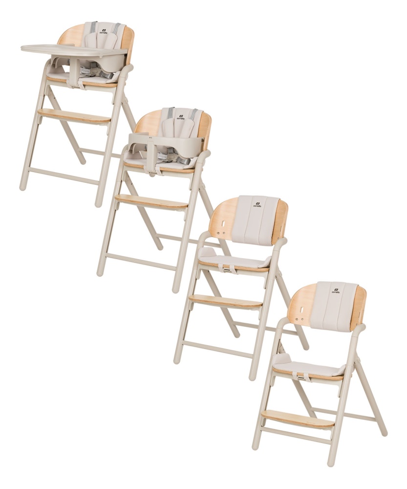 Carrello Стульчик для кормления   Tenero   Olympus Beige Wooden