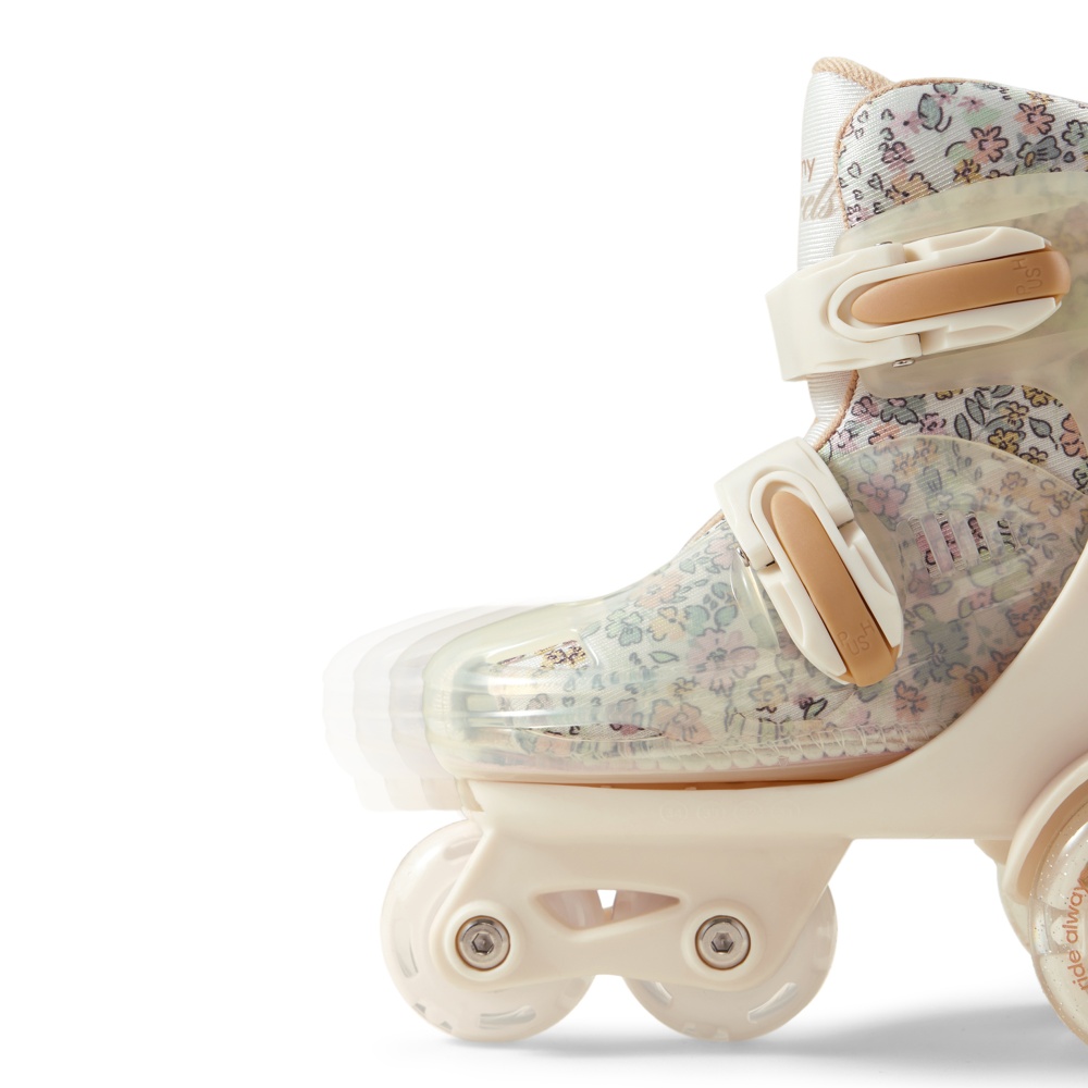 Happy Baby Раздвижные роликовые коньки детские SUNNY WHEELS, beige, S (26-29)