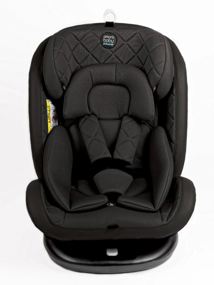 Автокресло детское AMAROBABY Brilliant ISOFIX класс D, группа 0+/1/2/3, (черный)