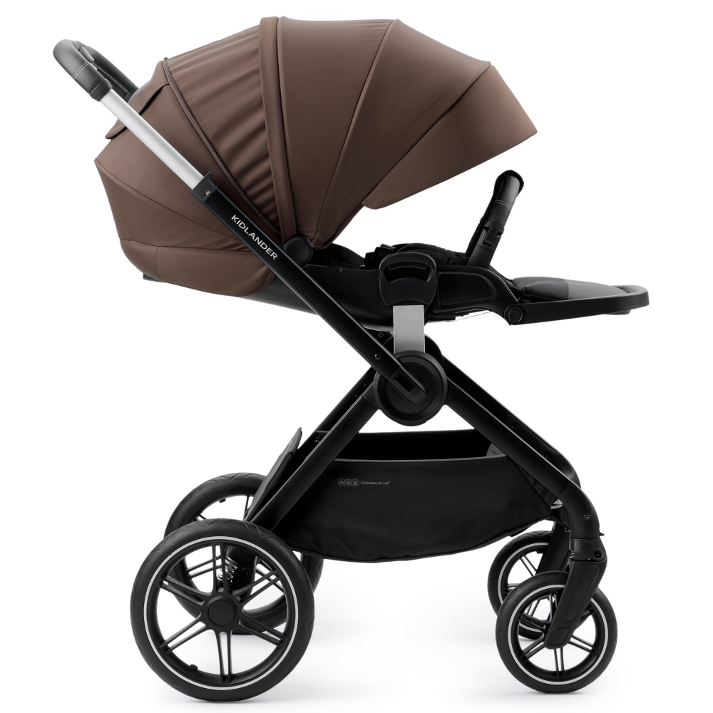 Happy Baby Коляска 2 в 1 KIDLANDER, dark brown