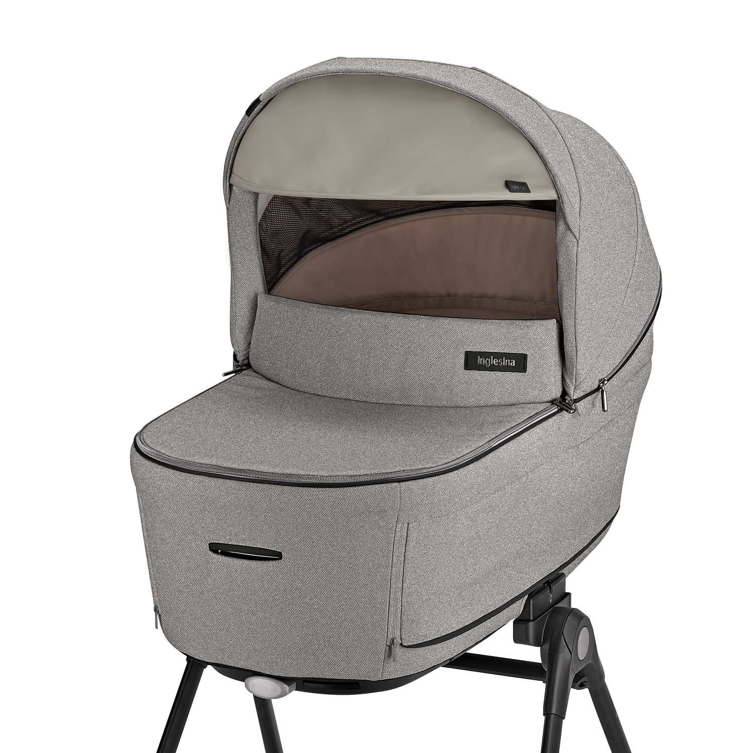 Коляска 3 в 1 Inglesina Aptica Platinum Grey Darwin i-Size