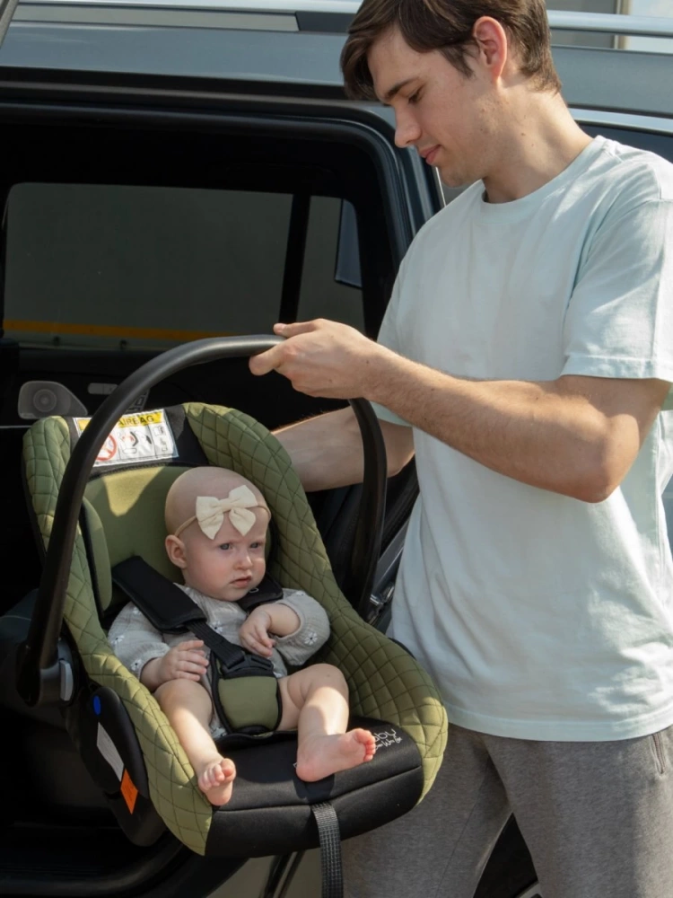 Автокресло детское AMAROBABY Baby comfort, группа 0+, (чёрный)