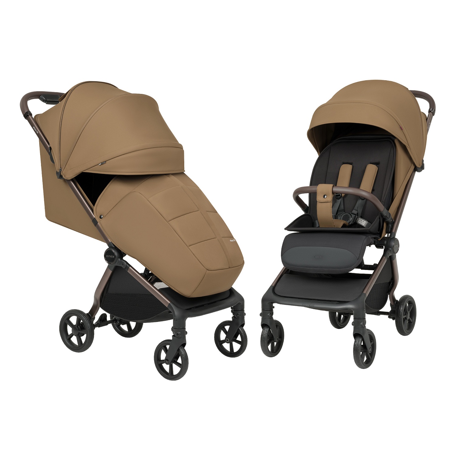 Carrello Детская коляска  CARRELLO  Atom M CRL-5527   Crust Brown