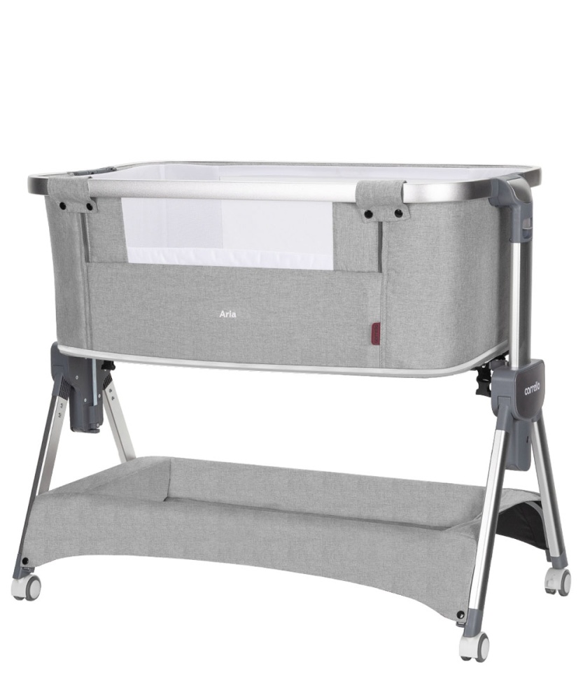 Carrello Кроватка Aria 3в1 CRL-16401  Silver Grey (размер спального места 84.5 см*46.5)