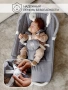 Качели электронные детские AMAROBABY HAPPY SWING, серый