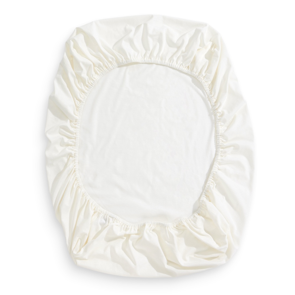 Happy Baby Набор простыней на резинке 100x70 см, 2 шт., молочный / milk