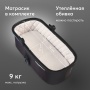 Happy Baby Коляска 2 в 1 MOMMER PRO, black nova