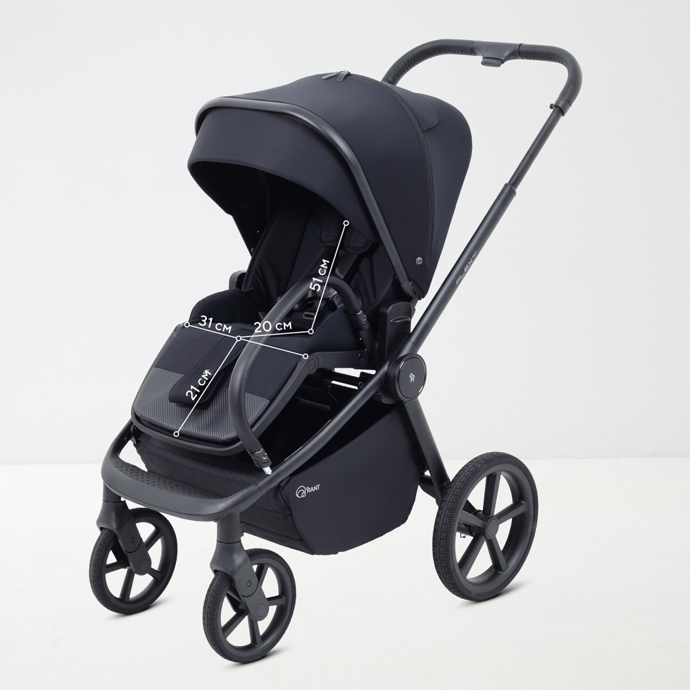 Коляска детская RANT "FLEX Therm" (2в1) RA112 Midnight Black