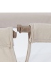 Carrello Кроватка Luna  CRL-16505   Silk Beige  (размер спального места 86 см*53)