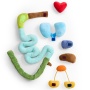 Happy Baby Мягкая игрушка кукла, FUNNY ANATOMY «ФАНИ АНАТОМИ», бежевый / beige