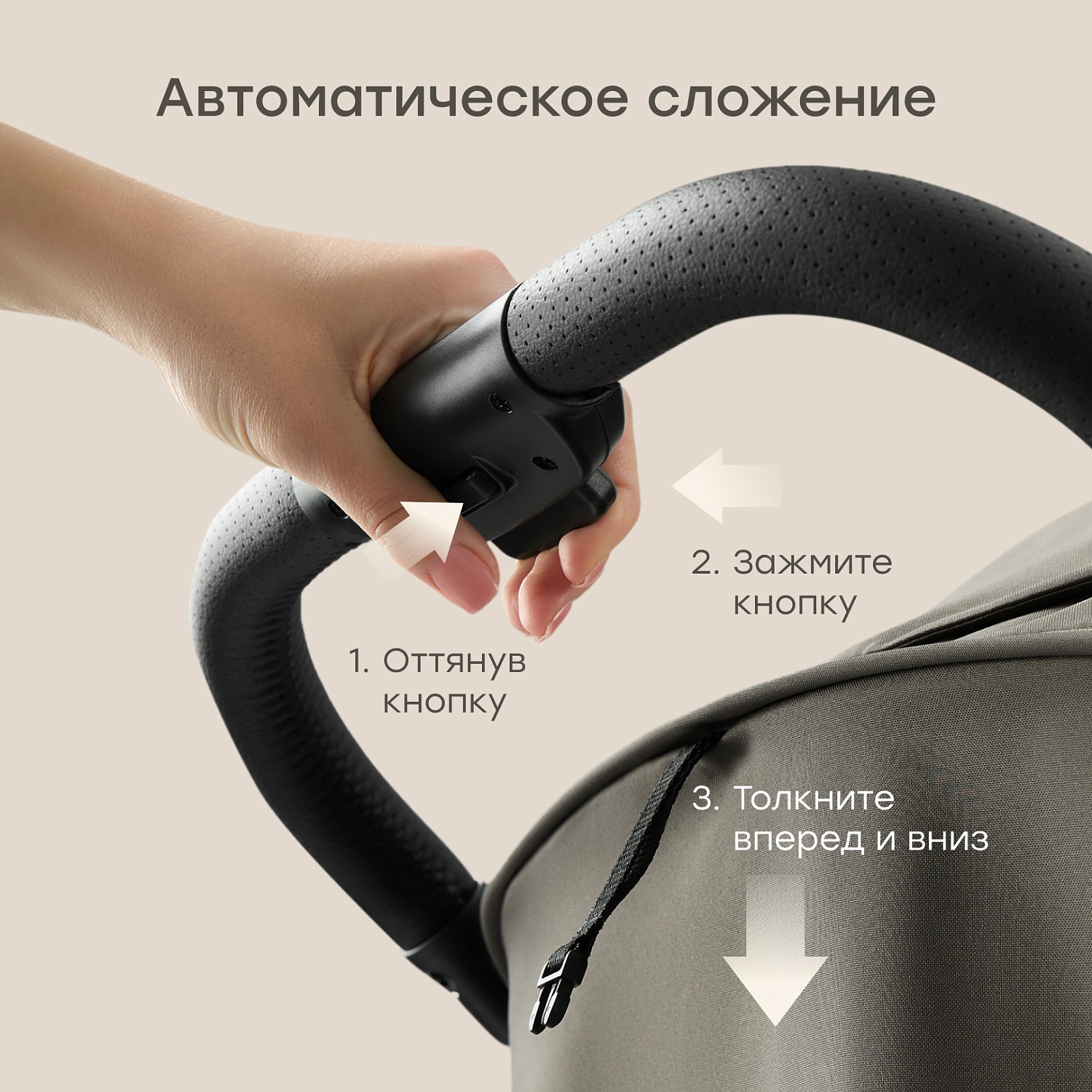 Happy Baby Коляска прогулочная AIRA, dark olive