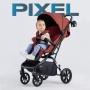Коляска детская RANT "PIXEL" RA401 Maroon Brown