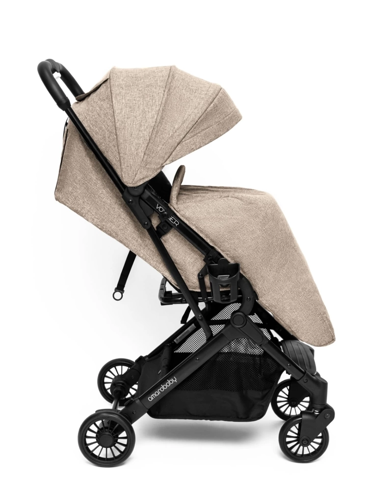 Коляска прогулочная AMAROBABY VOYAGER, коричневый