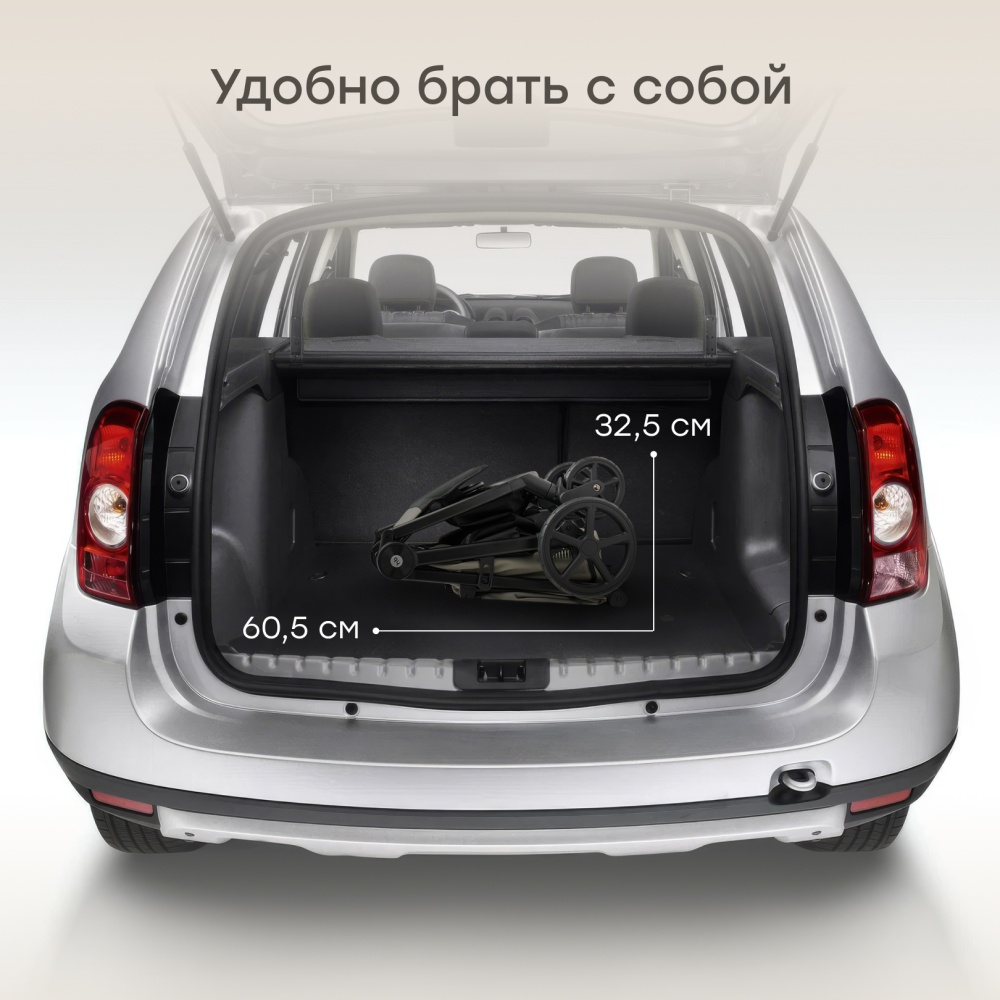 Happy Baby Коляска прогулочная SENSA, dark olive nova
