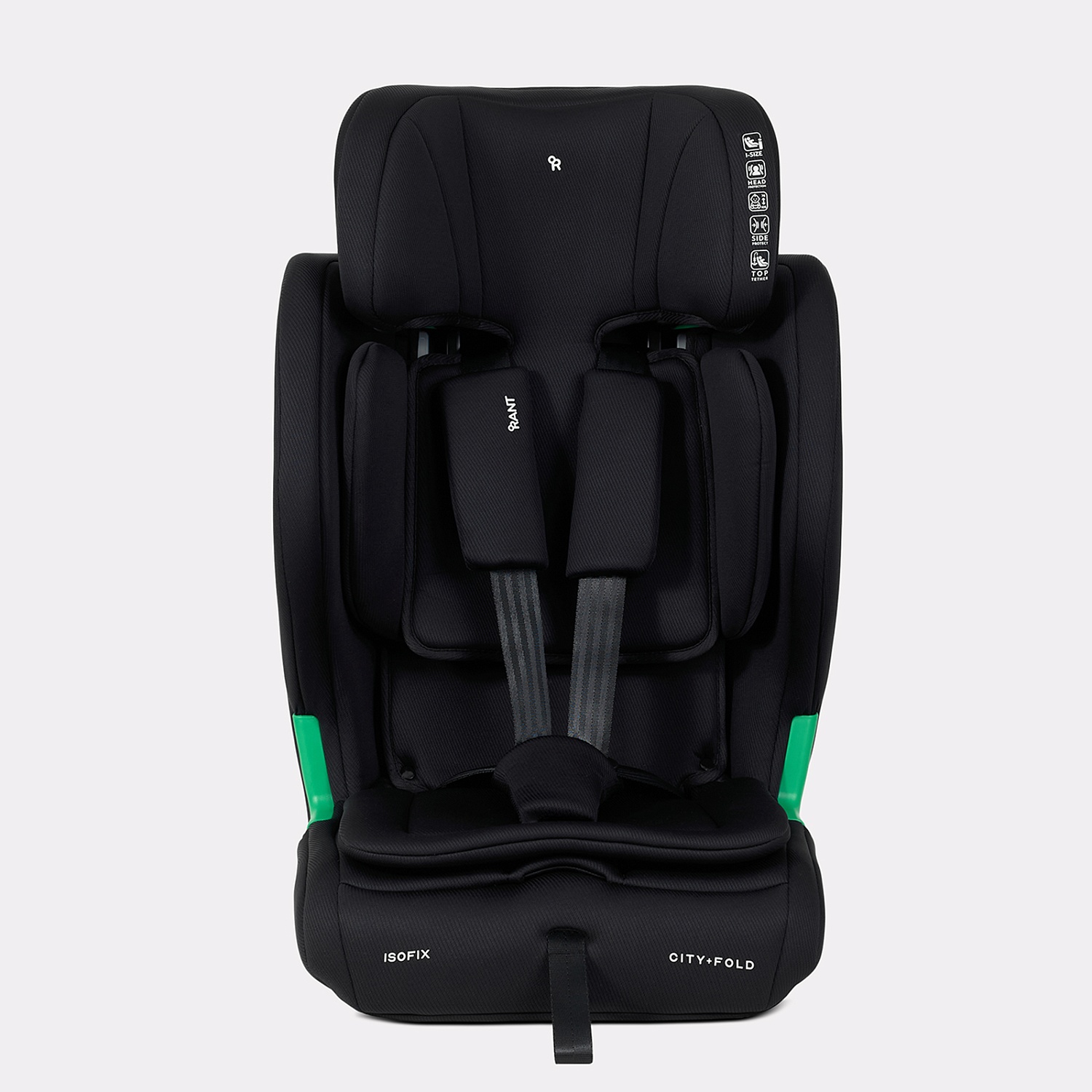Автокресло RANT KBH315 "CITY+FOLD" (Black) (76-150 см)