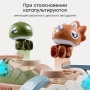 Happy Baby Набор игрушечных машинок CRUSH BUMP «КРАШ БАМПЕР», brown&blue