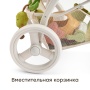 Happy Baby Игрушечная коляска, ASHLEY «ЭШЛИ», сиреневые цветы / lilac flowers