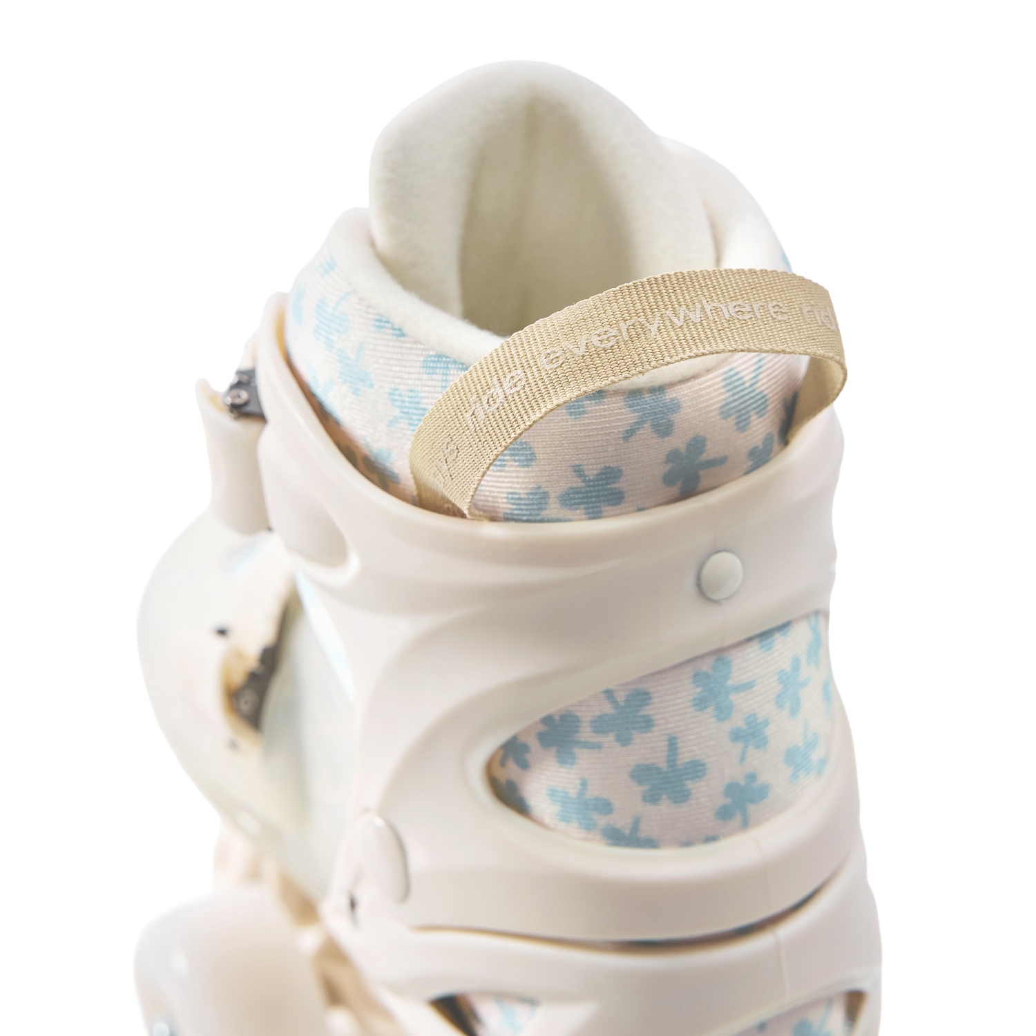 Happy Baby Ролики-коньки 3в1 детские SKROLLS, blue flowers, size M