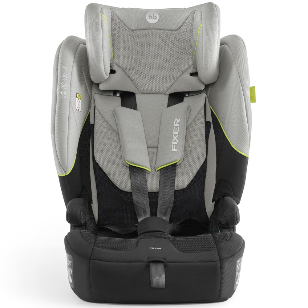 Happy Baby Автокресло FIXER, steel grey