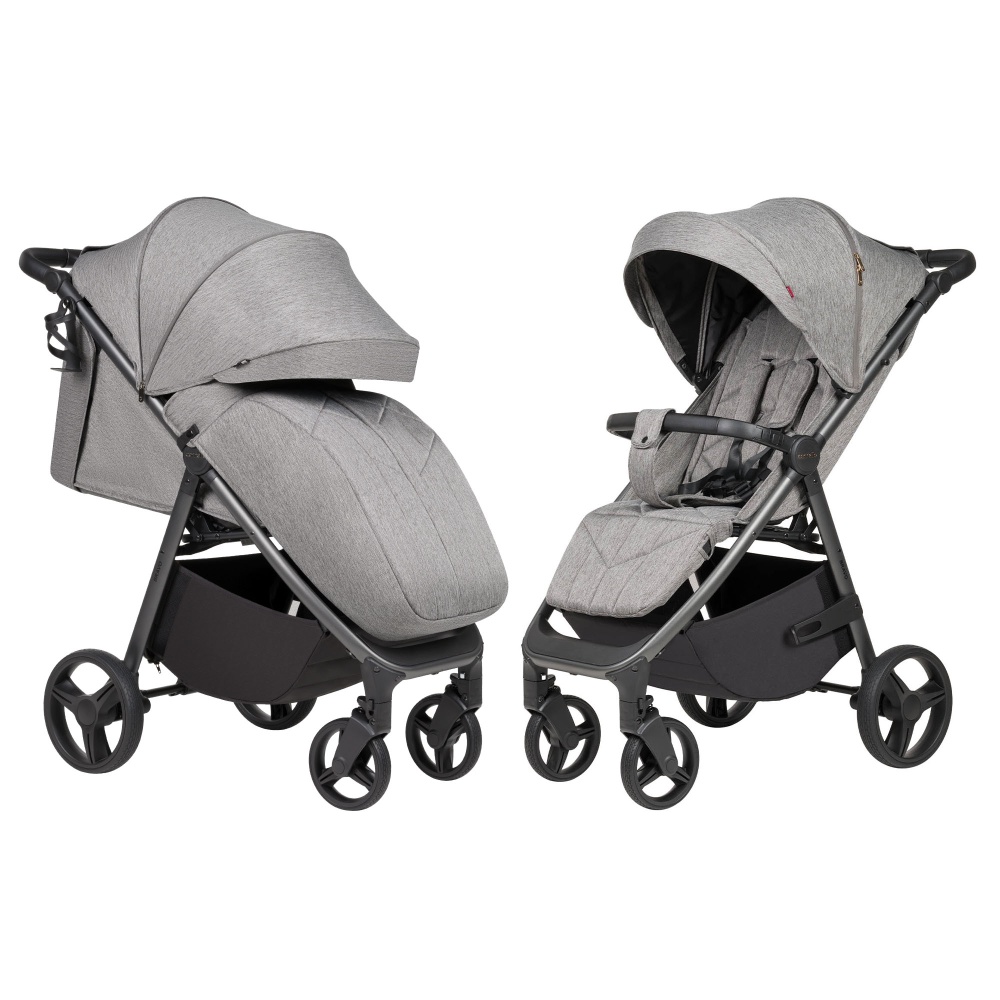 Carrello Коляска прогулочная  Bravo  CRL-8512PU  Metal Grey