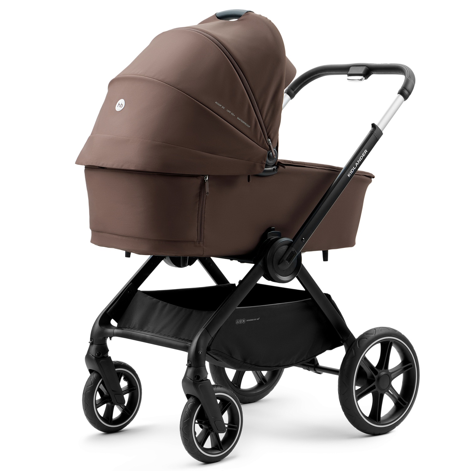 Happy Baby Коляска 2 в 1 KIDLANDER, dark brown