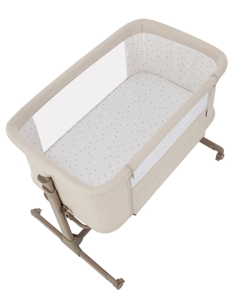 Carrello Кроватка Luna  CRL-16505   Silk Beige  (размер спального места 86 см*53)