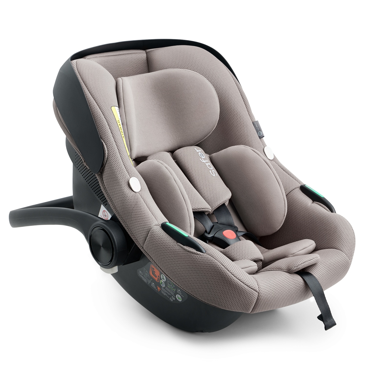 Happy Baby Автокресло SAFER, beige grey