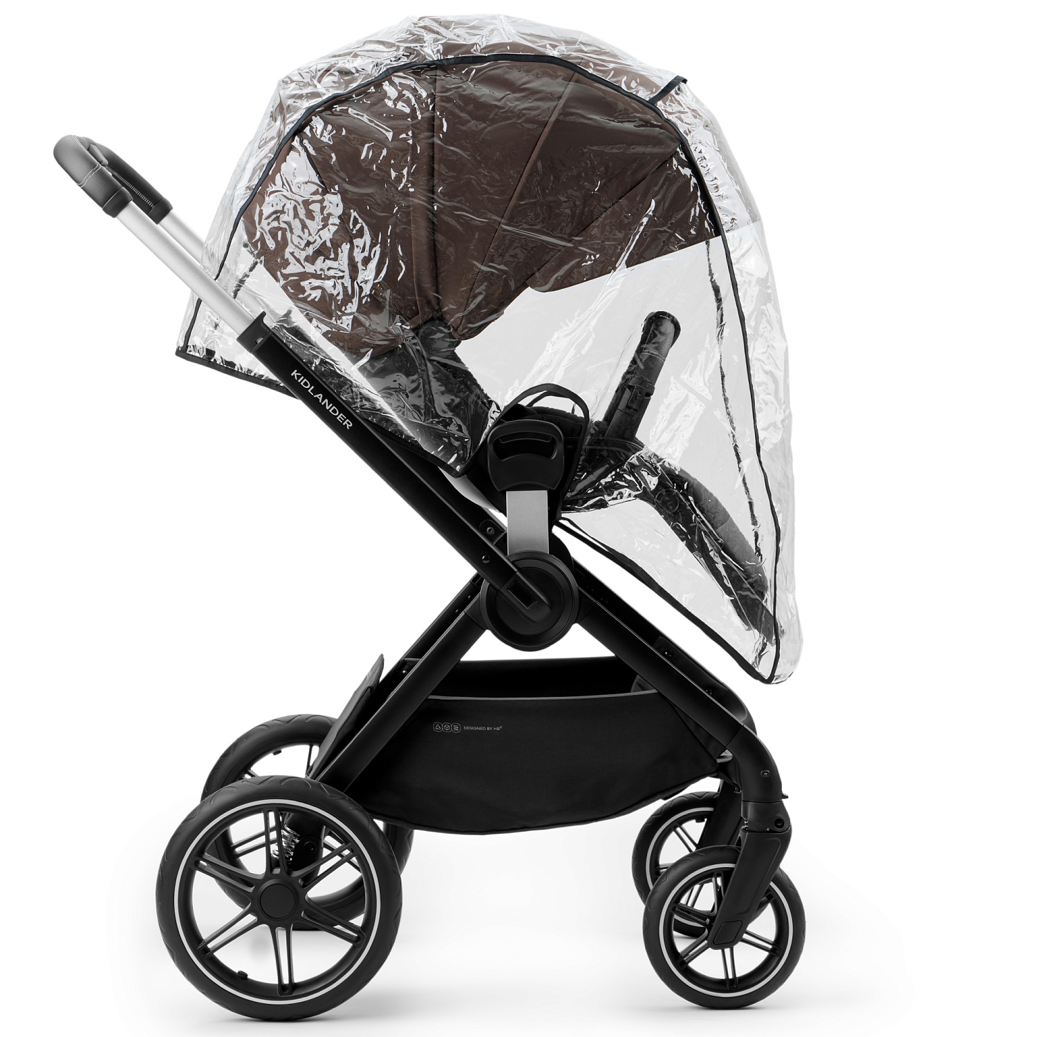 Happy Baby Коляска 2 в 1 KIDLANDER, dark brown