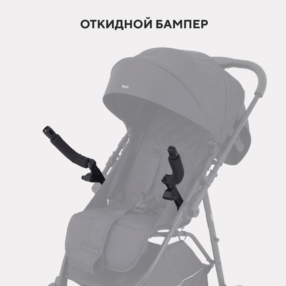 Коляска детская RANT "SHIFT" RA250 Midnight Black