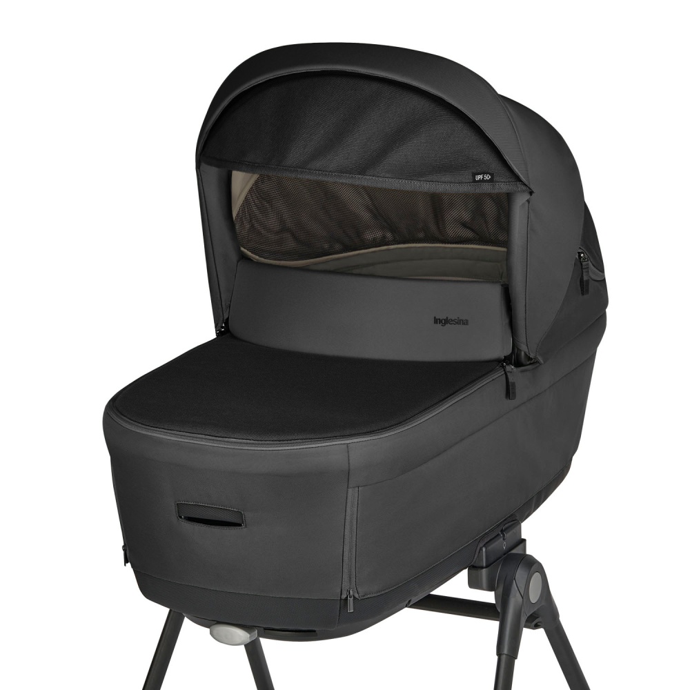 Коляска 2 в 1 Inglesina Electa New с подставкой под люльку Stand Up, Upper Black
