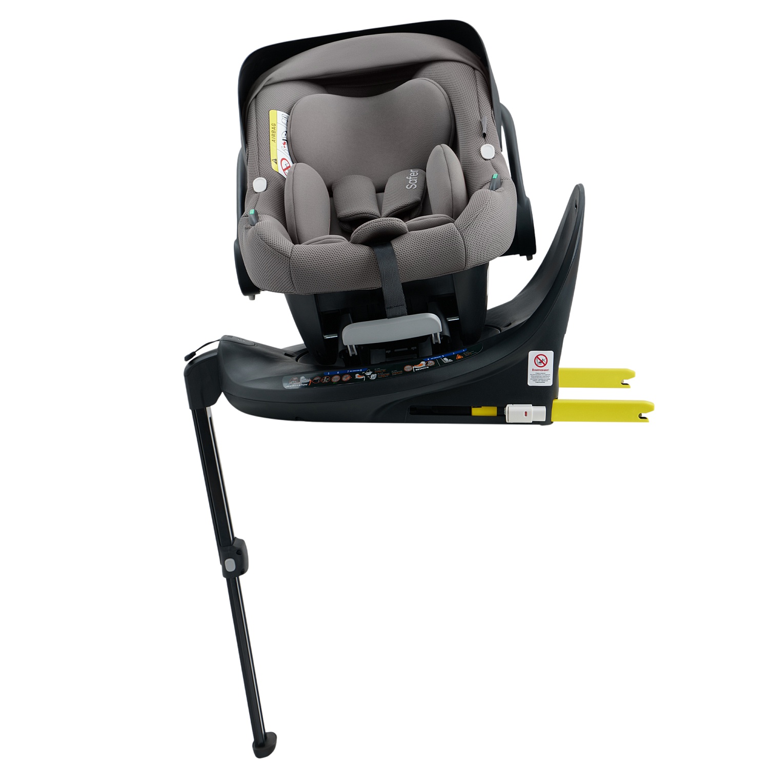 Happy Baby Автокресло SAFER, dark grey