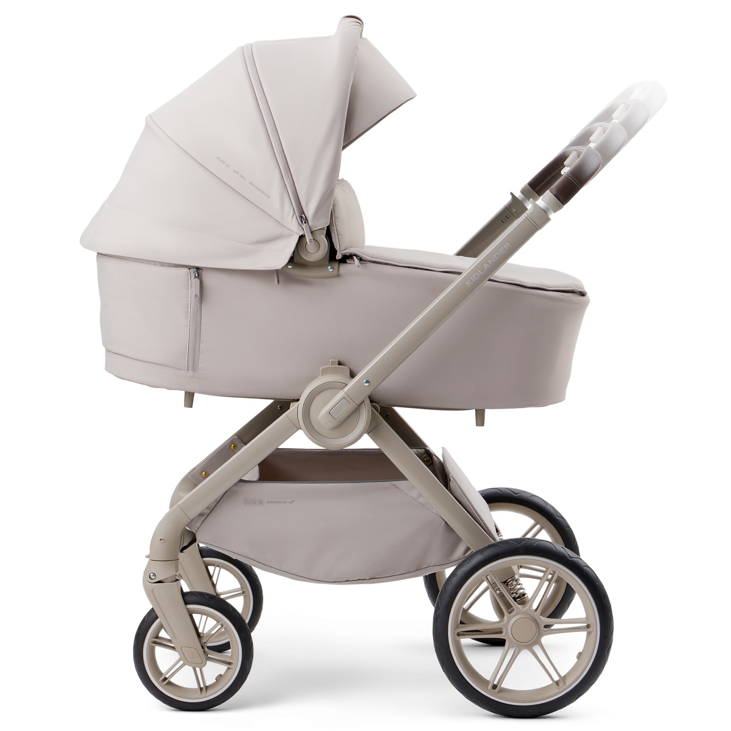Happy Baby Коляска 2 в 1 KIDLANDER, grey