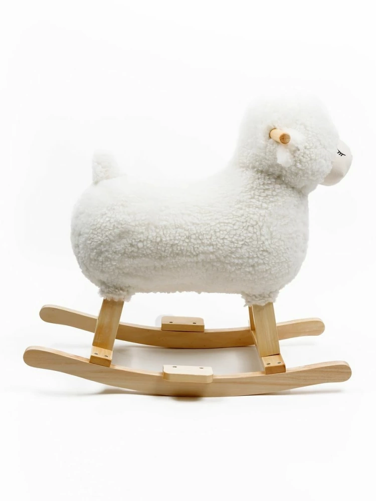 (С) Качалка Овечка AMAROBABY (Dolly), белый, 65х34х60 см.