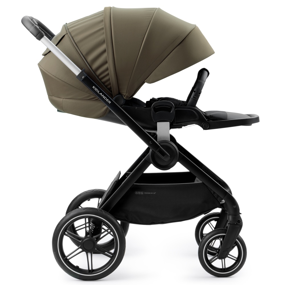 Happy Baby Коляска 2 в 1 KIDLANDER, dark olive
