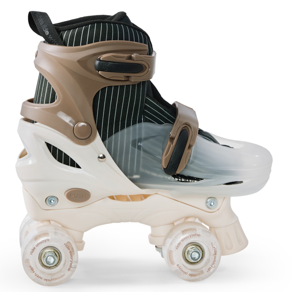 Happy Baby Ролики-коньки 3в1 детские SKROLLS, brown, size S
